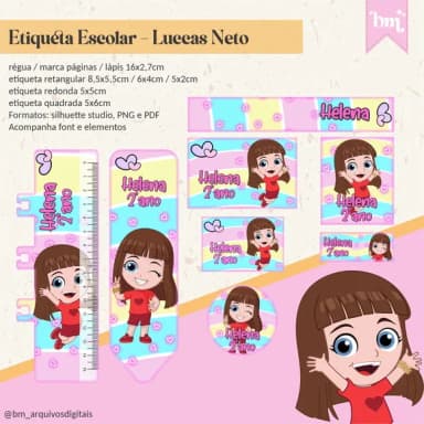 60 Etiquetas Escolares