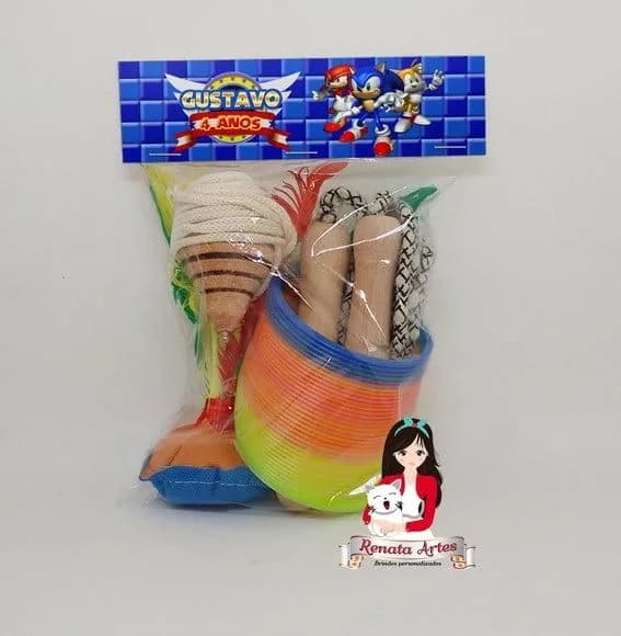 Kit Boa Infância Completo Tema Sonic