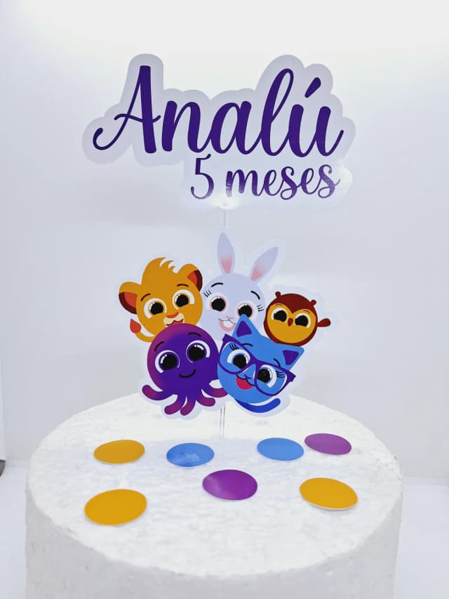 Topo de Bolo Personalizado BOLOFOFOS - Decoração de Festa - Papelaria