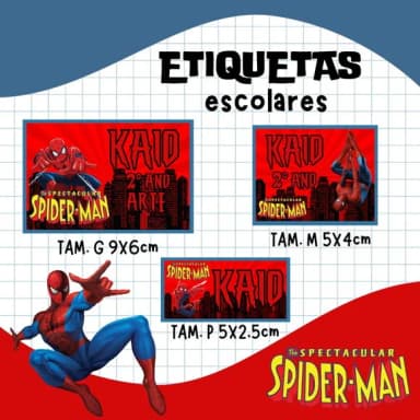 60 Etiquetas Escolares