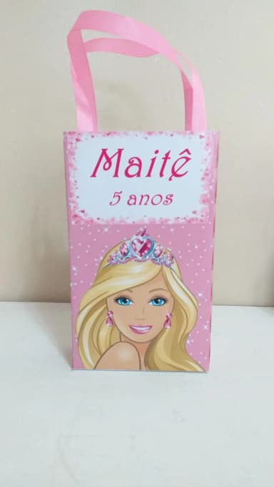 Sacolinhas Personalizadas Barbie para Lembrancinhas