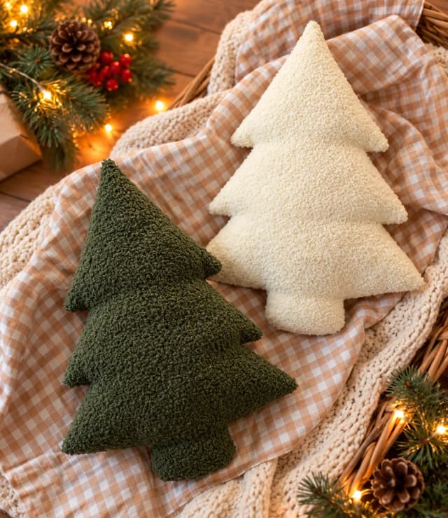 Almofada Decorativa de Natal – Árvore de Natal