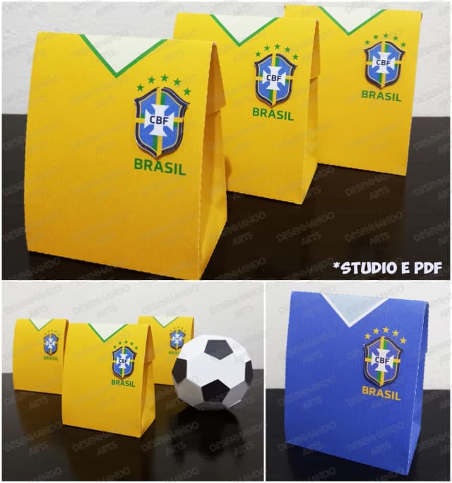 ARQUIVO DE CORTE CAIXA CAMISA BRASIL