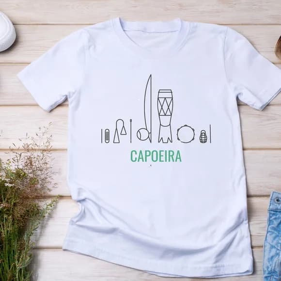 Camiseta Capoeira Arte Marcial Luta Cultura Brasileira