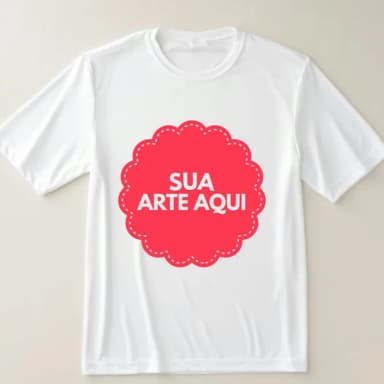 Camiseta Branca Personalizada Unissex Babylook Infantil