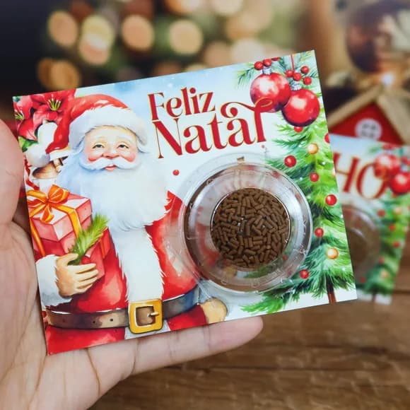 Card Natal com Blister - Não Acompanha Doce