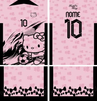 Arte Vetor Camisa Interclasse Hello Kitty Mod-832