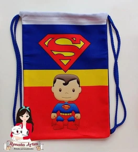 Mochilinha Personalizada Super Man