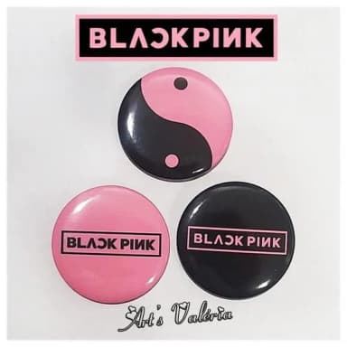 Bóton Black Pink - 4,5cm