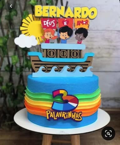 Arquivo de Corte Topo de Bolo 03 Palavrinhas 02