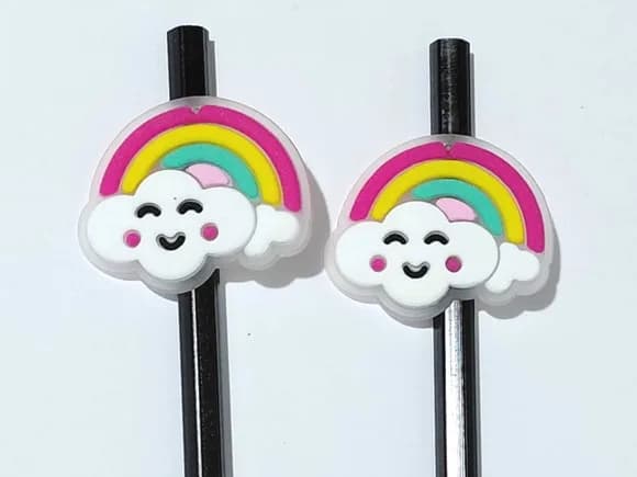 Lápis C/ponteira Nuvem Arco Iris Pacote com 6 Unidades
