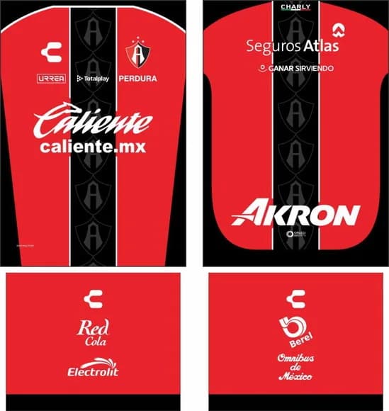 Arte Vetor Camisa Atlas Local 2025-2026