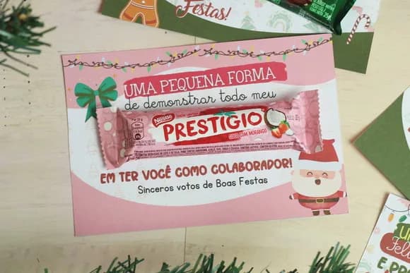 Card Prestígio Natal -não Acompanha Prestígio