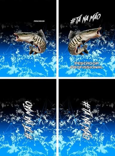 Arte Vetor Camisa Pesca-mod-0134