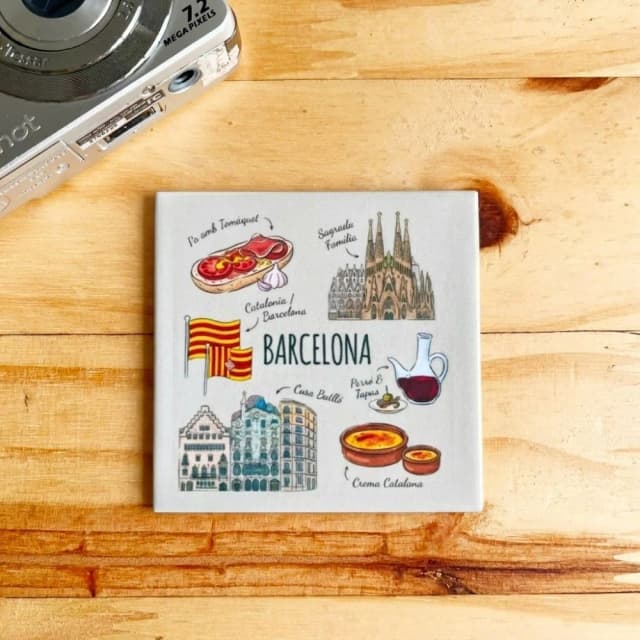 Imã Decorativo Lembrança - Barcelona