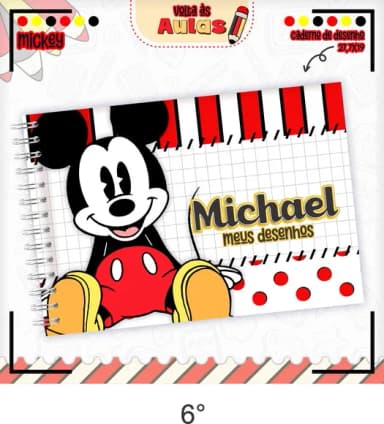 Caderno de Desenho- Qualquer Tema