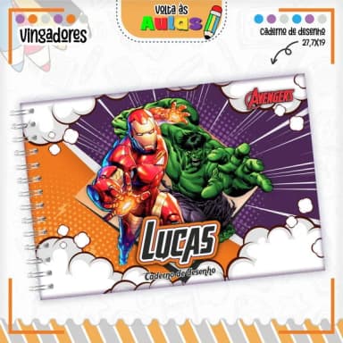 Caderno de Desenho- Qualquer Tema
