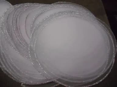 Círculo de Organza 25cm de Diametro - 01 Peça