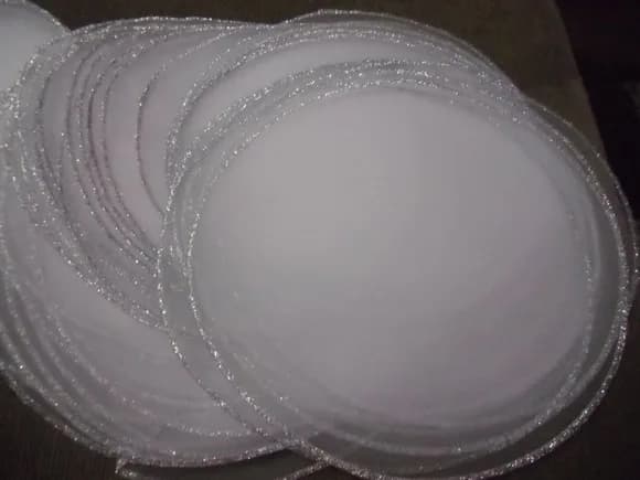 Círculo de Organza 25cm de Diametro - 01 Peça