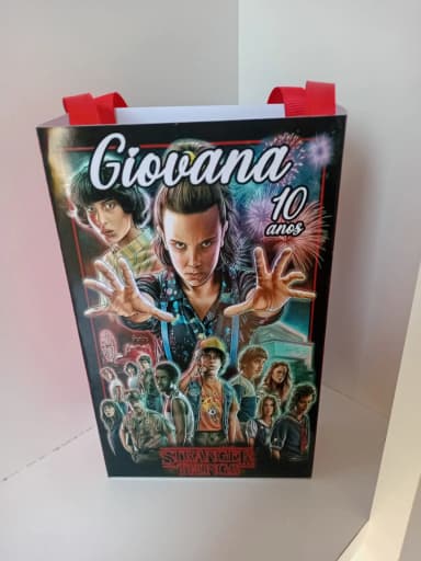 Sacolinhas Personalizadas Stranger Sthings para Lembrancinhas