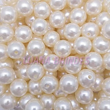 Pérolas Lisa Champagne - 14mm - pct c/ 50 unidades