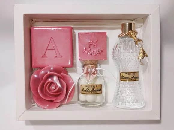 Presente de Aniversário: Kit Aromatizador com Sabonetes