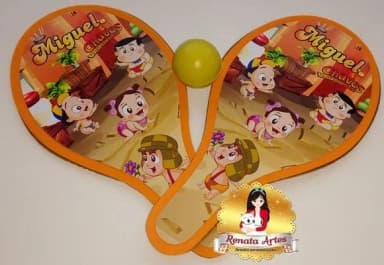 Raquetes de Ping Pong Tema Chaves