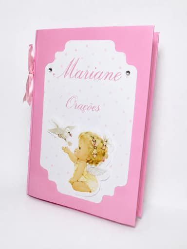 Livro de orações lembrancinha batizado