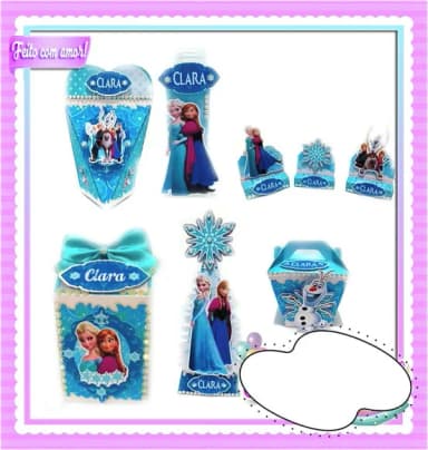 Kit 60 Lembrancinhas Frozen
