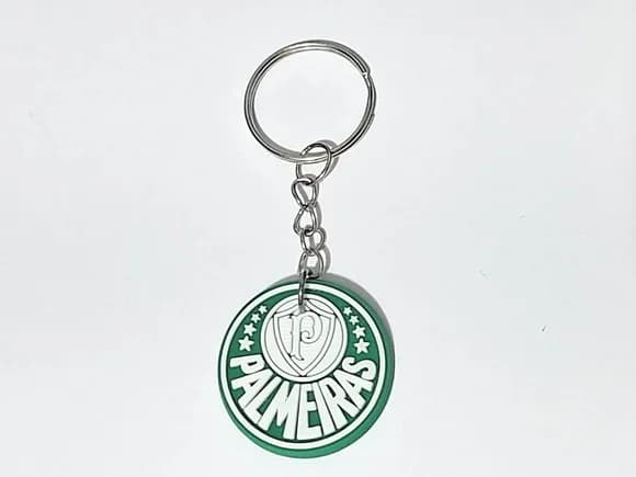 Chaveiros Time Emborrachados 3,5cm Pacotes 6 Unidades
