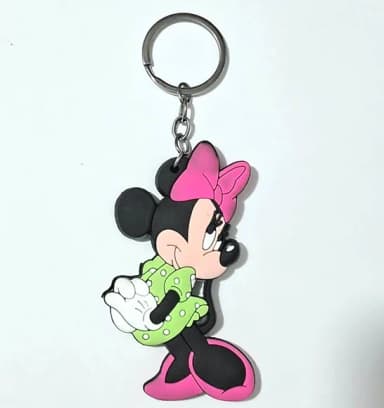 Chaveiro Minnie Frente e Verso Emborrachado 1 Unidade