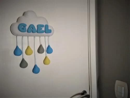 Porta Maternidade Nuvem