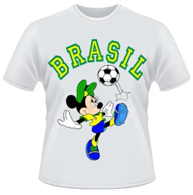 Camiseta Minnie Brasil