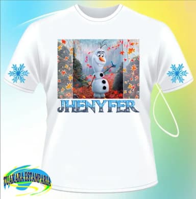 Camiseta Olaf na Floresta