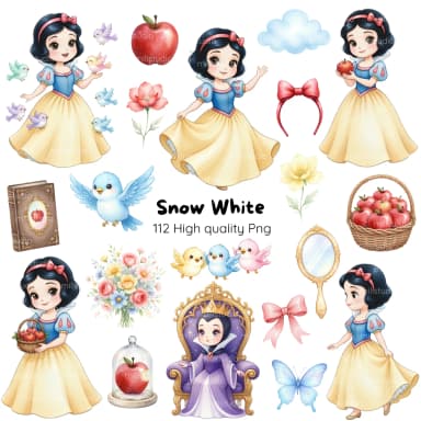 KIT DIGITAL BRANCA DE NEVE 13