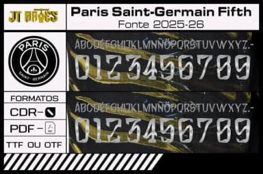 Fonte Paris Saint-germain 2025-26 Fifth