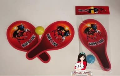 Raquetes de Ping Pong Tema os Incríveis