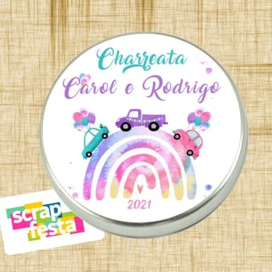 Latinhas Personalizada Festa Casamento Chárreata