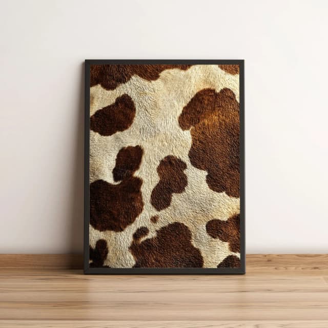 Quadro Decorativo Estampa Animal Print Pele de Vaca 2256