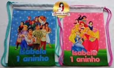 Mochila Princesas/príncipes