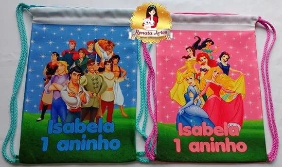 Mochila Princesas/príncipes