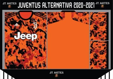 Vetor Camisa da Juventus Alternativa 2020-2021