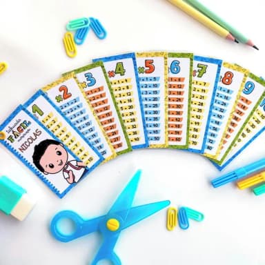 Chaveiro Tabuada Personalizada