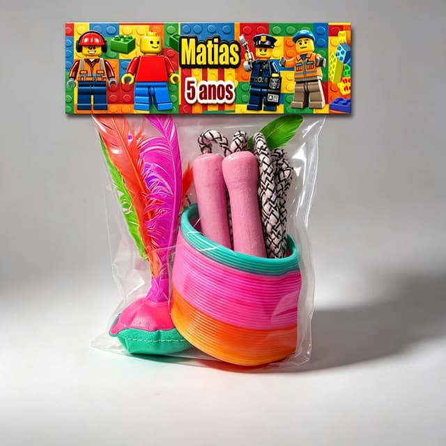 Kit Lembrancinhas Personalizada Lego