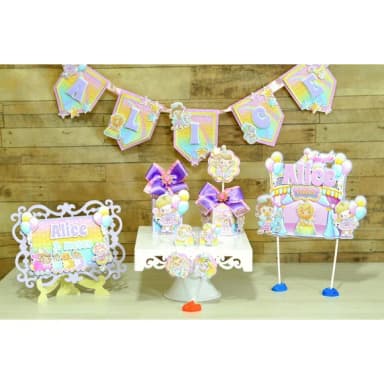 Kit 30 Lembrancinhas Circo Menina