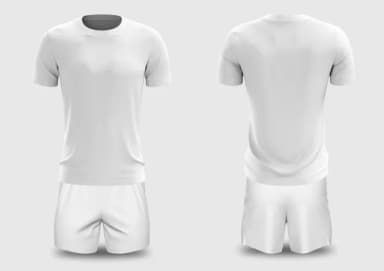 Mokunp Conjunto Masculino Camisa e Calção Coreldraw -yellow