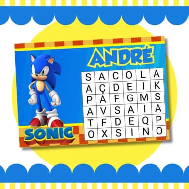 Livro Diversão Sonic