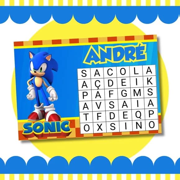 Livro Diversão Sonic