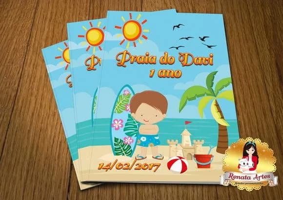 Revista de Colorir com Giz Praia