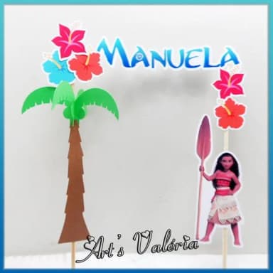 Topo de Bolo Moana
